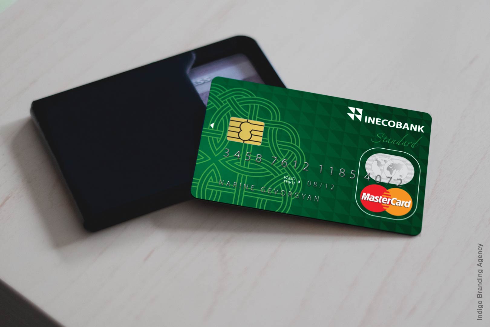 Inecobank card design by Indigo branding