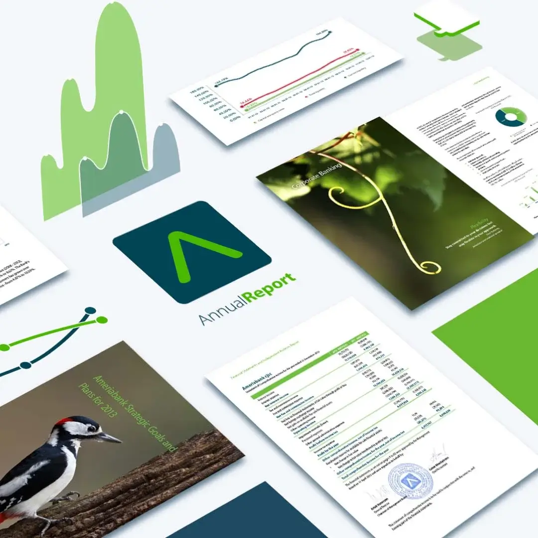 Ameriabank Editorial Design