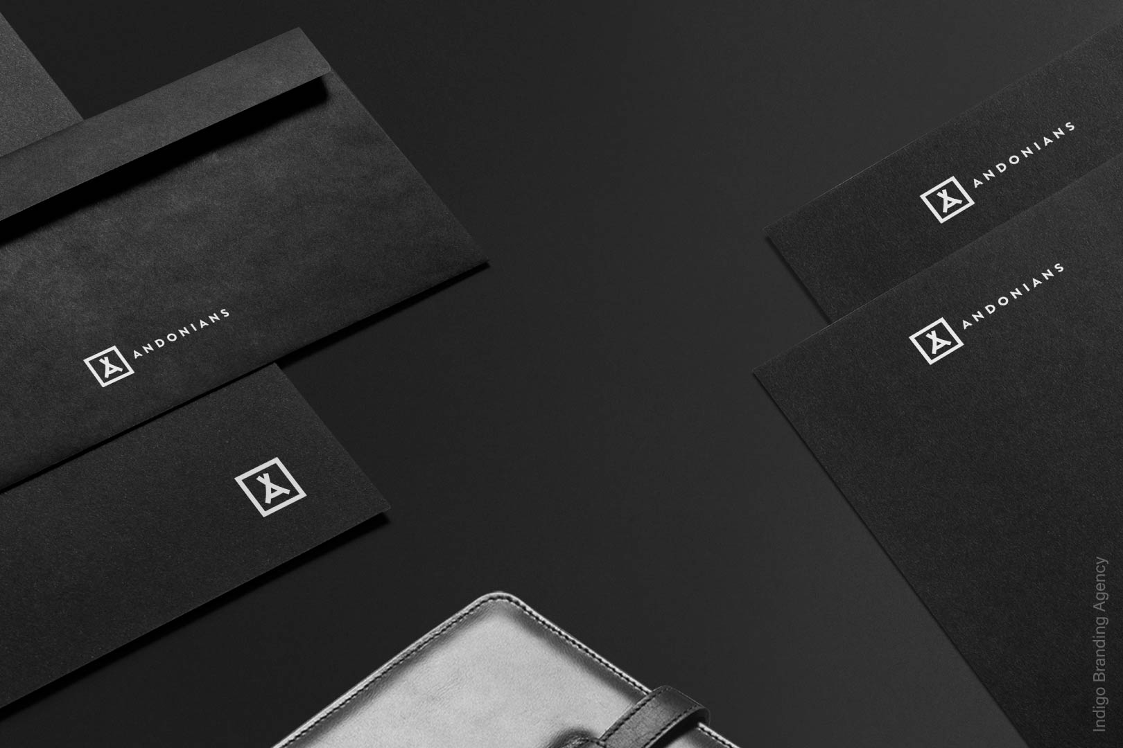 Andonians branding and visit card design by Indigo branding
