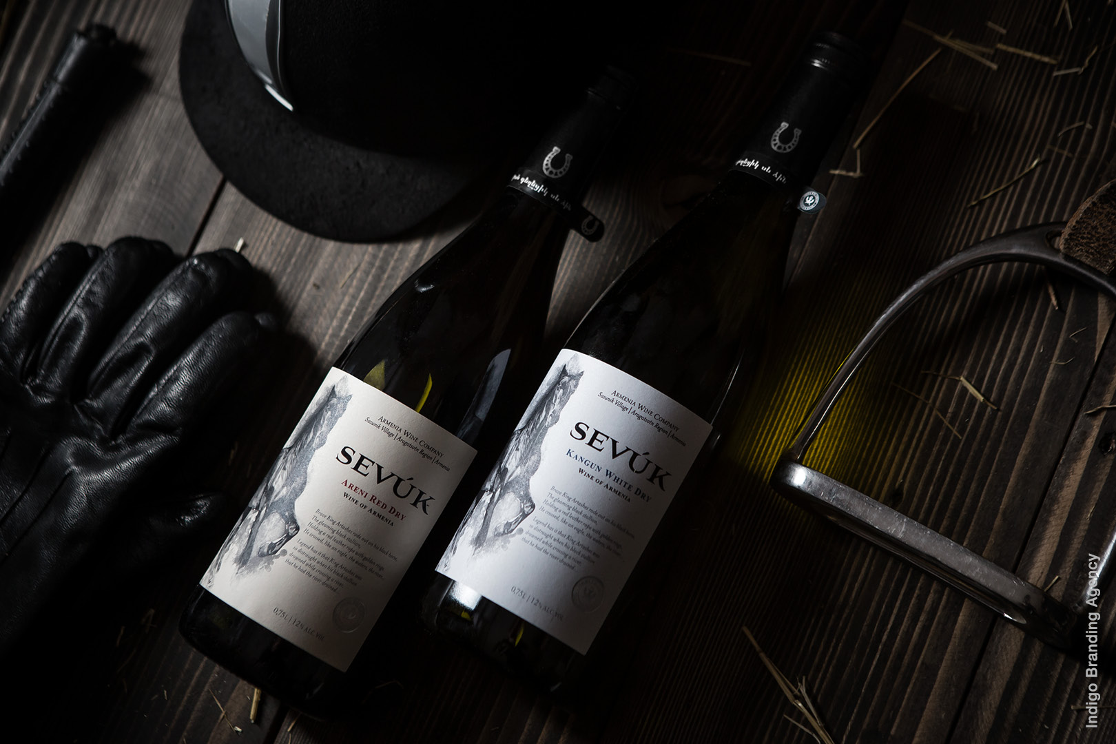 Sevuk Wines branding and labeling by Indigo branding