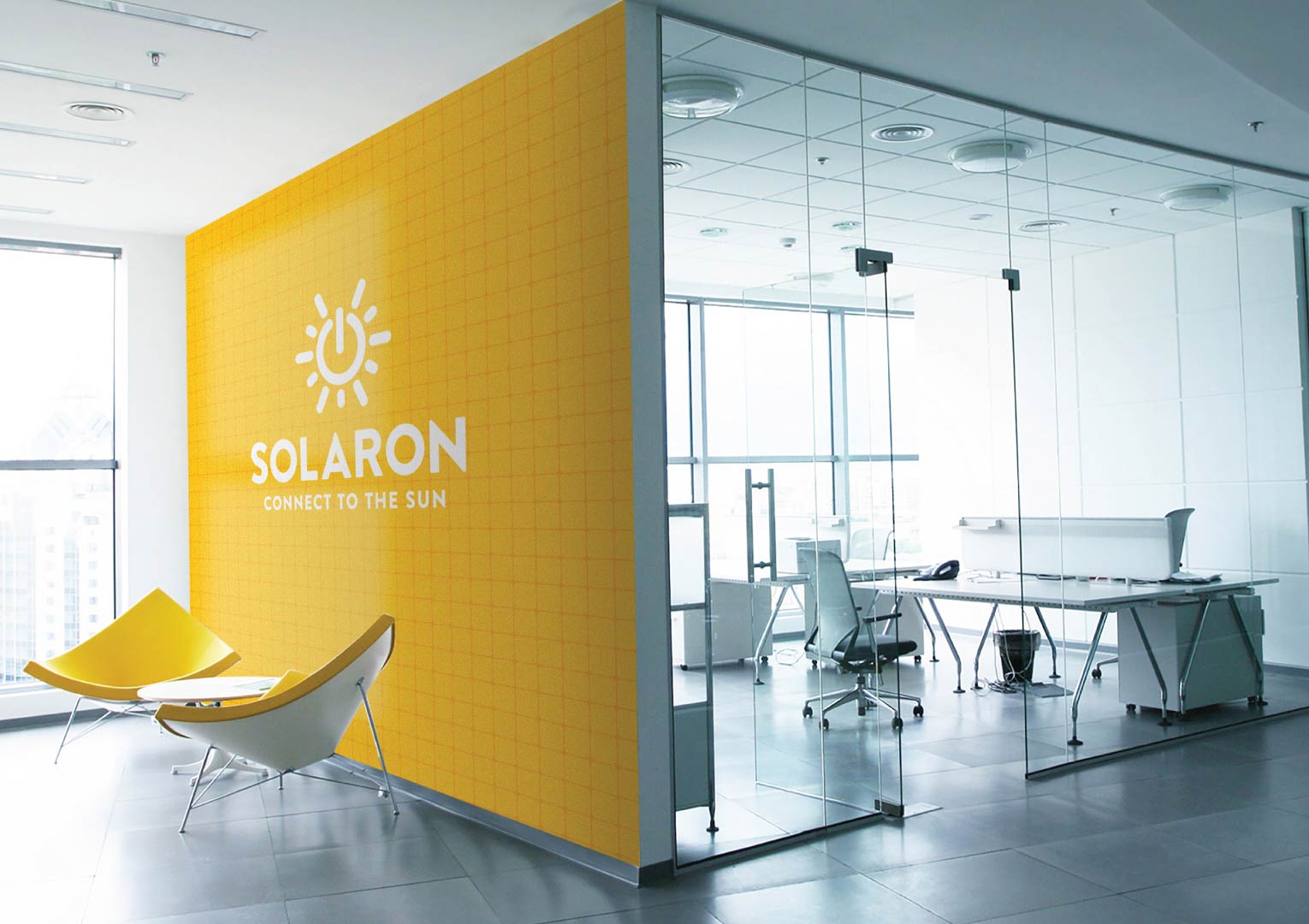 Solaron branding and logo design by Indigo branding