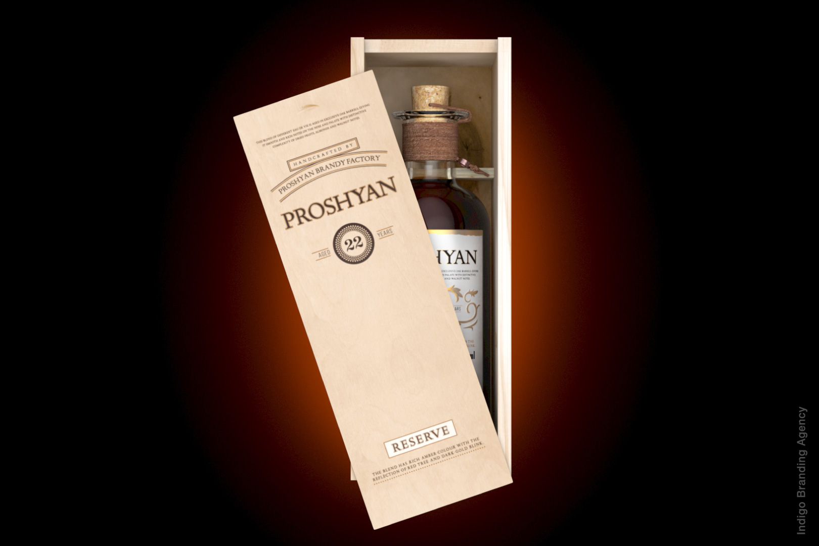 Proshyan 22 labeling and packaging design by Indigo branding