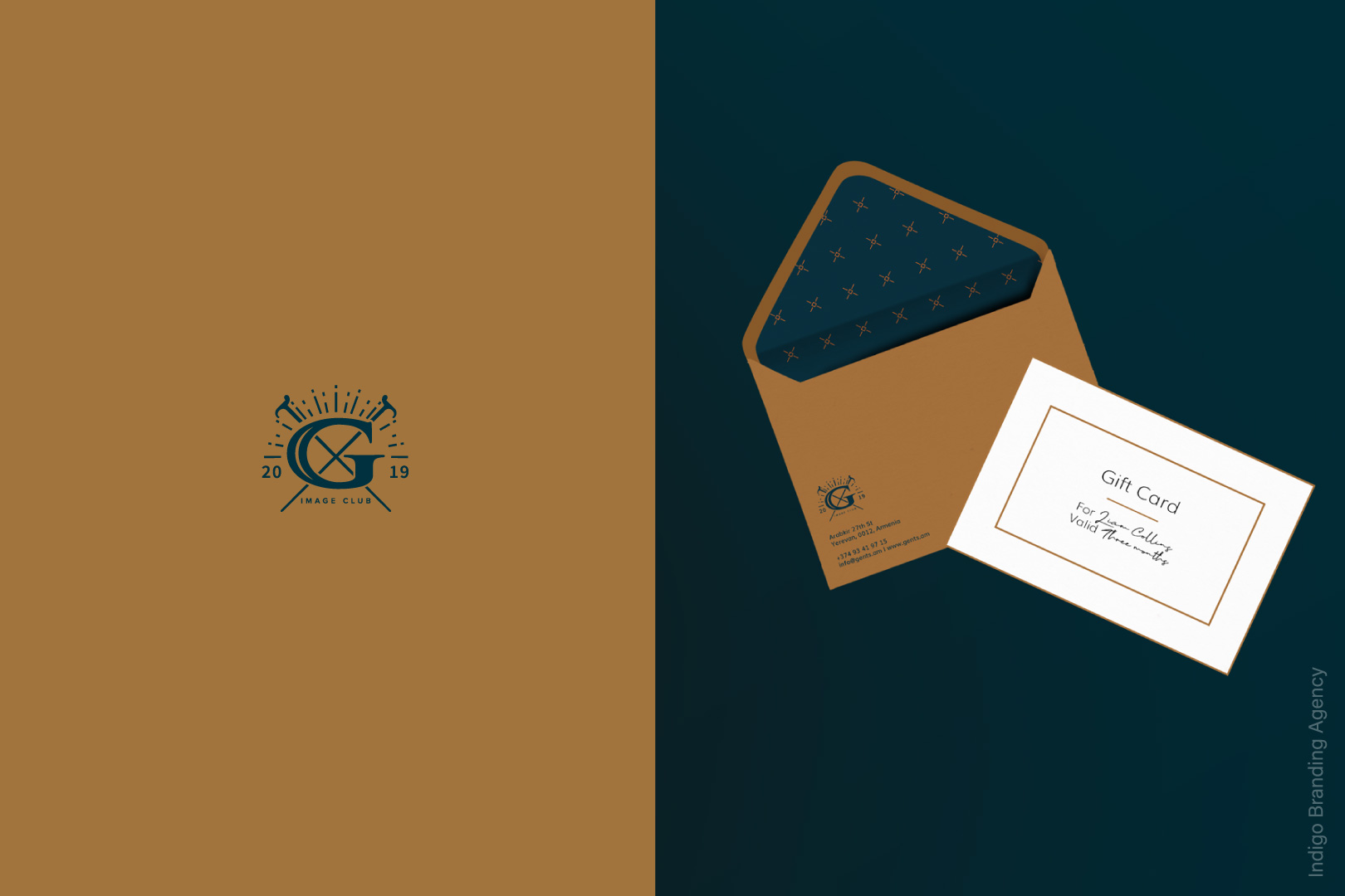 Gent’s Image Club branding and logo design by Indigo branding