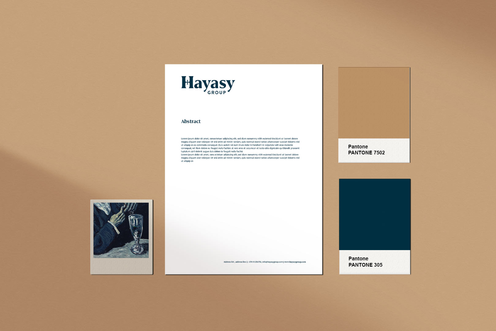 Hayasy group branding, logo design and website done by indigo branding in Yerevan