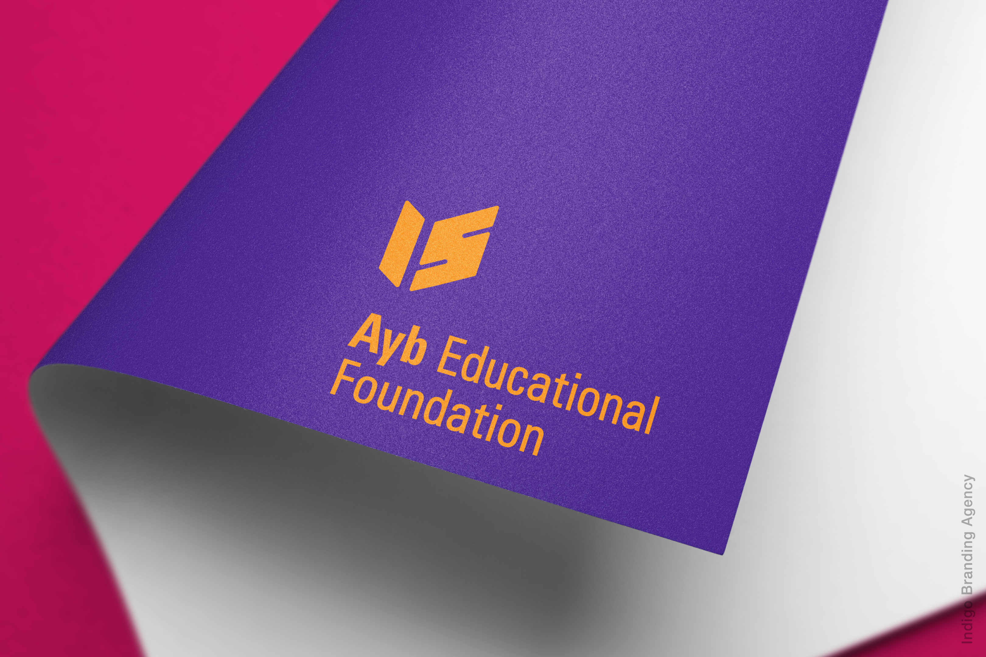 Ayb Foundation 15 and Ayb School 10 branding and logo design by Indigo Branding