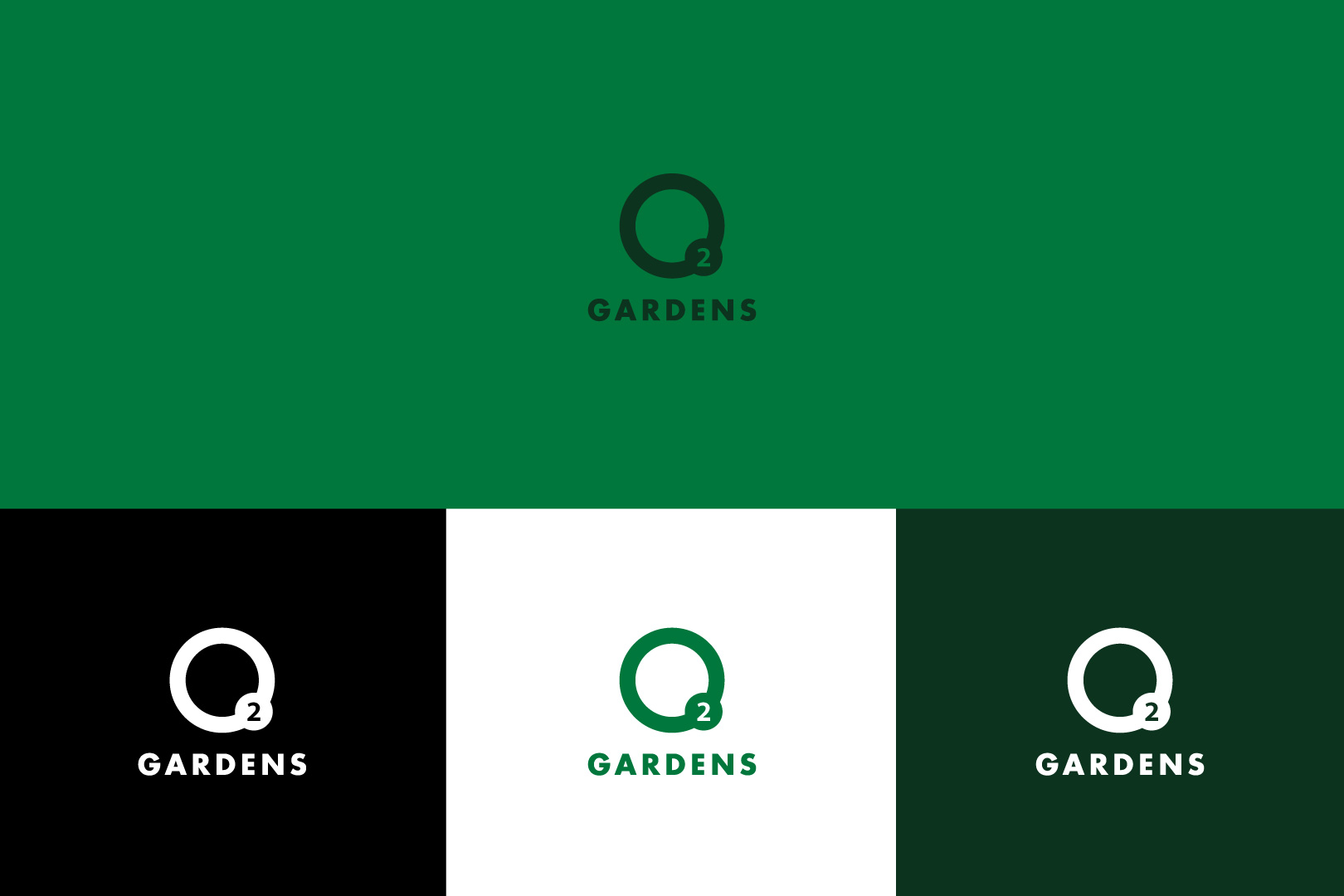 O2 Gardens by Profal group branding logo design visit card design by Indigo Branding Yerevan