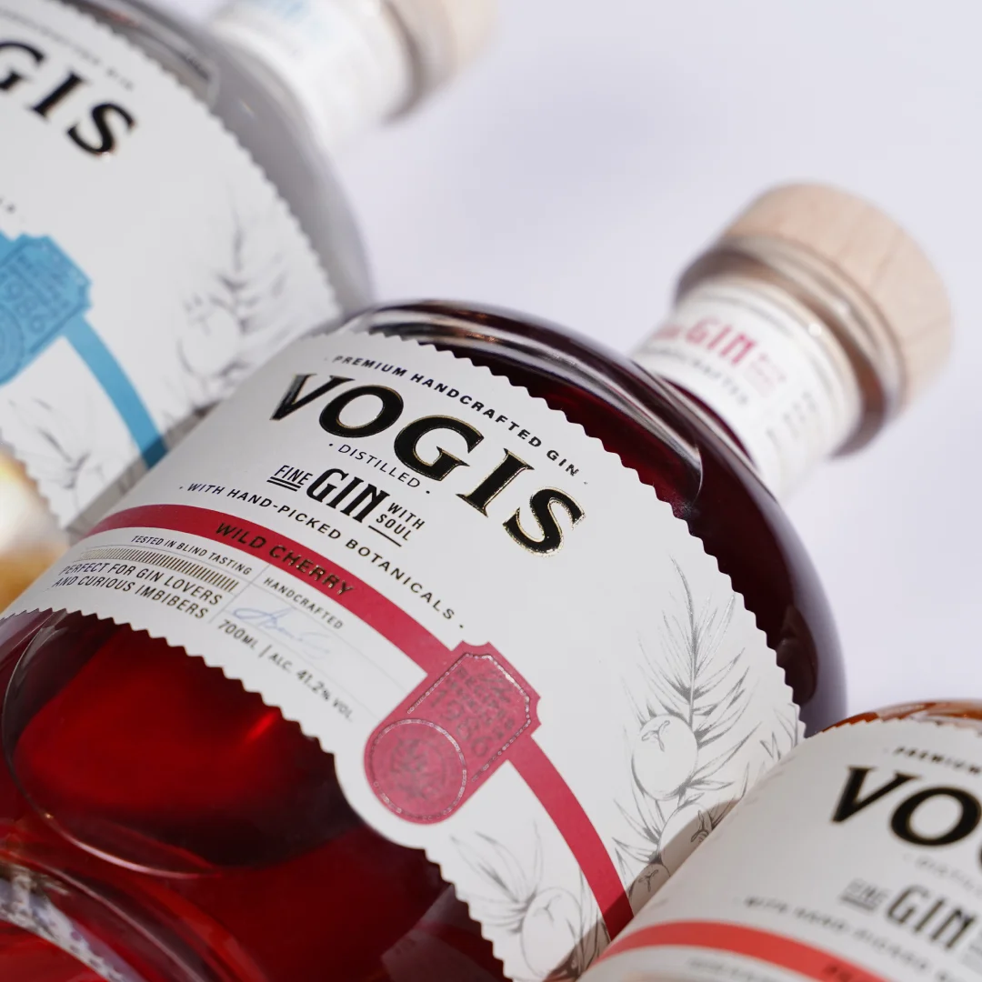 Vogis Gin Packaging Design & Naming