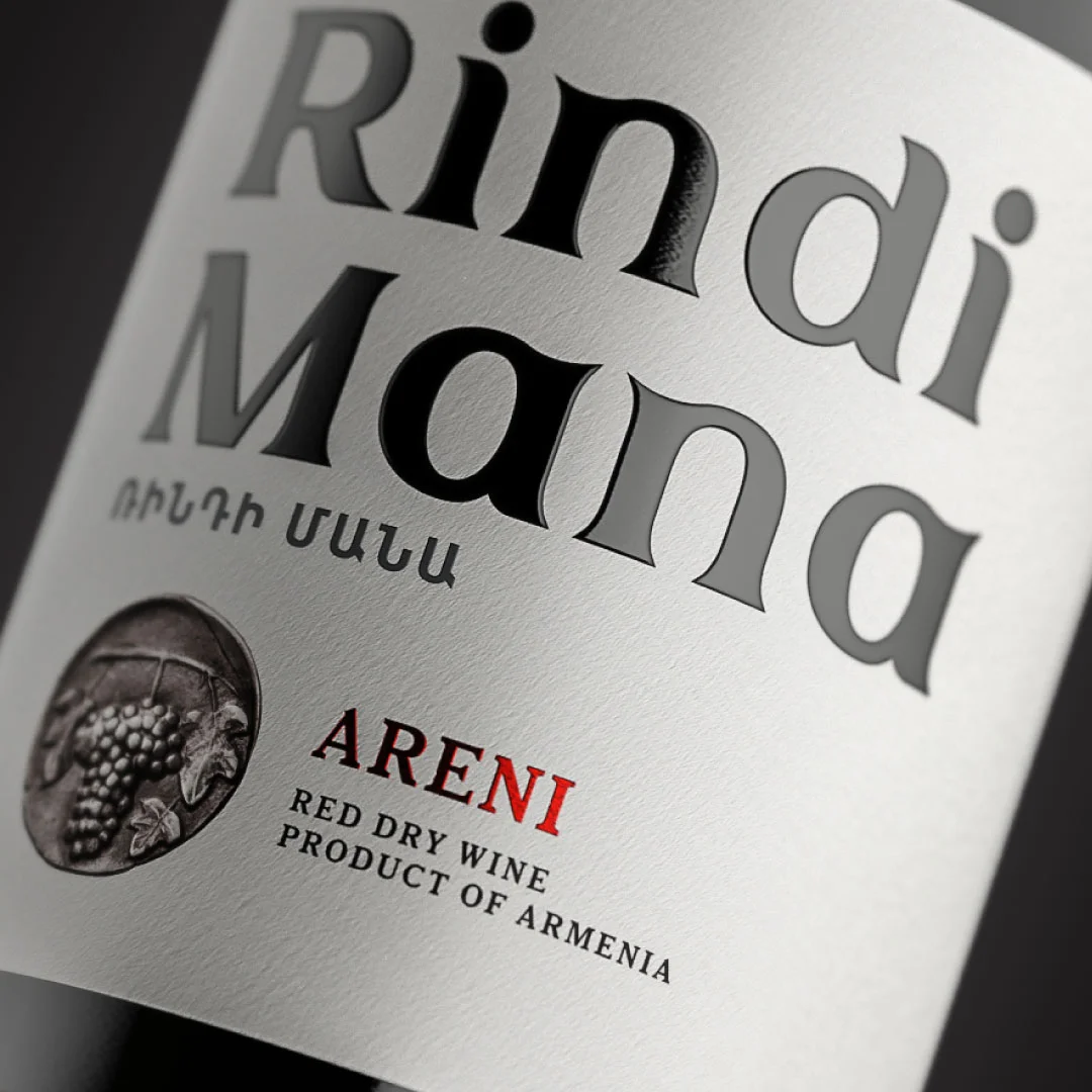 Rindi Mana Wine Packaging Design